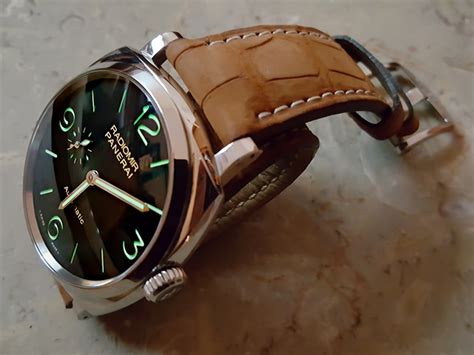 panerai alligator strap|panerai watch straps.